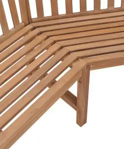 vidaXL Garden Corner Bench 202x202x90 cm Solid Teak