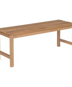 vidaXL Garden Bench 120 cm Solid Teak