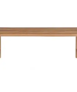 vidaXL Garden Bench 120 cm Solid Teak