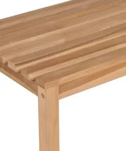 vidaXL Garden Bench 120 cm Solid Teak