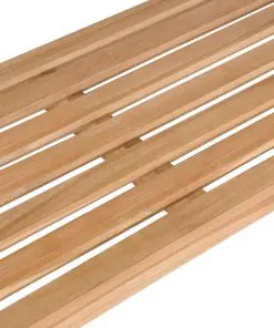 vidaXL Garden Bench 120 cm Solid Teak