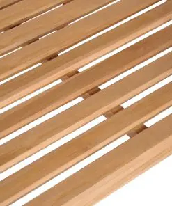 vidaXL Swing Bench Solid Teak 120x60x57.5 cm Brown