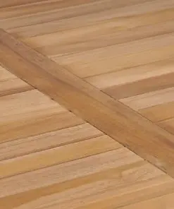 vidaXL Garden Table 80x80x77 cm Solid Teak Wood