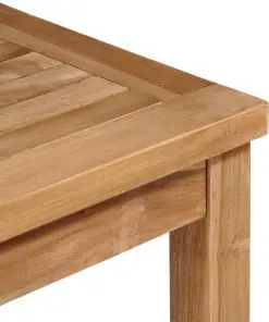 vidaXL Garden Table 80x80x77 cm Solid Teak Wood