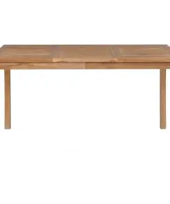 vidaXL Garden Table 150x90x77 cm Solid Teak Wood