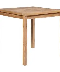 vidaXL 5 Piece Outdoor Dining Set Solid Teak Wood