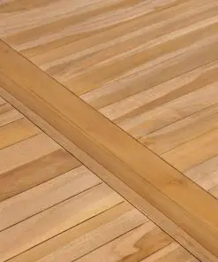 vidaXL 4 Piece Outdoor Dining Set Solid Teak Wood