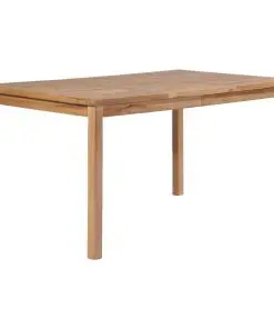 vidaXL 4 Piece Outdoor Dining Set Solid Teak Wood