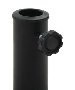 vidaXL Parasol Base Round Polyresin 19 kg Bronze