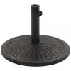 vidaXL Parasol Base Black Round 13 kg