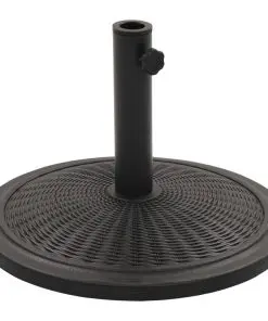 vidaXL Parasol Base Black Round 13 kg