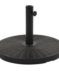 vidaXL Parasol Base Black Round 25 kg