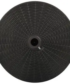 vidaXL Parasol Base Black Round 25 kg