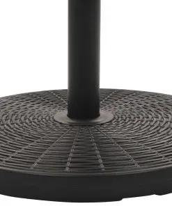 vidaXL Parasol Base Black Round 25 kg