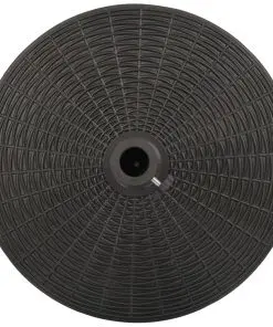 vidaXL Parasol Base Black Round 27 kg