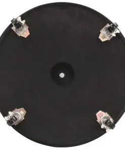 vidaXL Parasol Base Black Concrete Round 25 kg