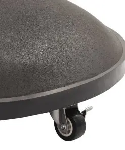 vidaXL Parasol Base Black Concrete Round 25 kg