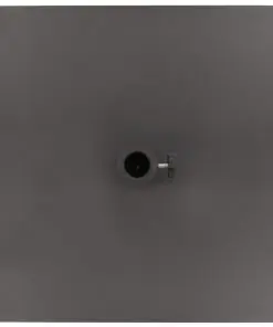 vidaXL Parasol Base Black Steel Square 17 kg