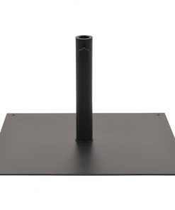 vidaXL Parasol Base Black Steel Square 17 kg