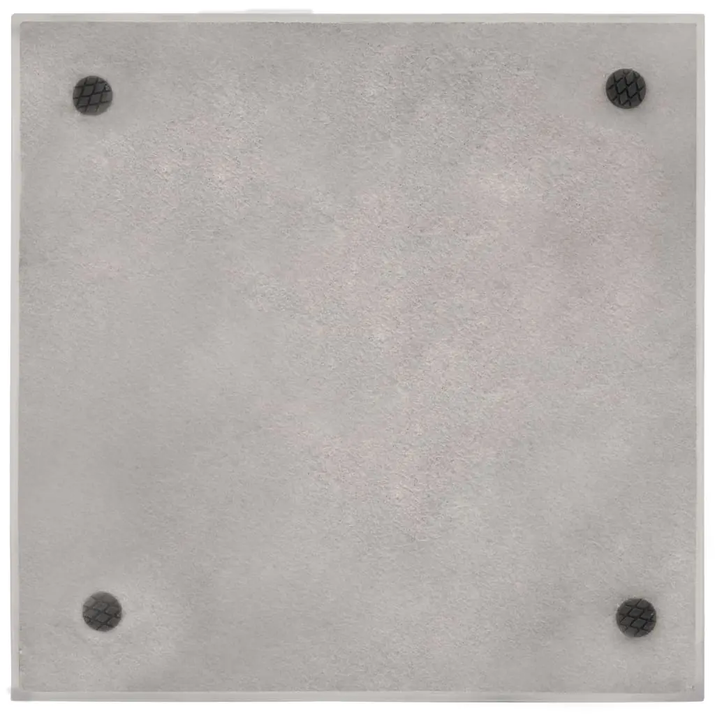 vidaXL Parasol Base Silver Stainless Steel Square 30 kg