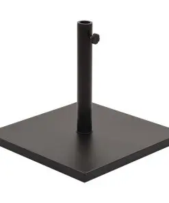 vidaXL Parasol Base Black Square 18 kg