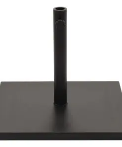 vidaXL Parasol Base Black Square 18 kg