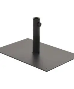 vidaXL Parasol Base Black Steel 15 kg