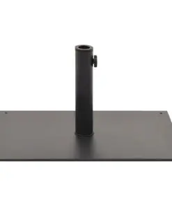 vidaXL Parasol Base Black Steel 15 kg