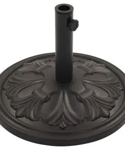 vidaXL Parasol Base Black Round 13 kg