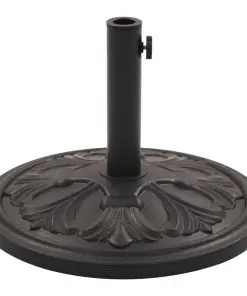 vidaXL Parasol Base Black Round 13 kg