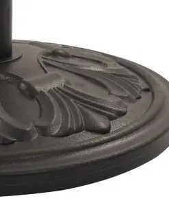 vidaXL Parasol Base Black Round 13 kg