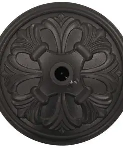 vidaXL Parasol Base Black Round 13 kg