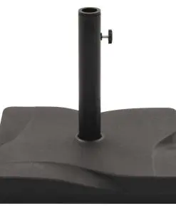 vidaXL Parasol Base Black Square 20 kg