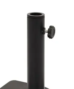 vidaXL Parasol Base Black Square 20 kg