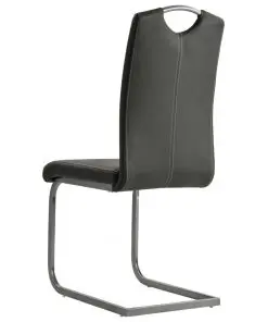 vidaXL Dining Chairs 6 pcs Grey Faux Leather