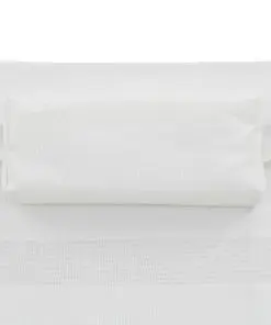 vidaXL Sun Loungers 2 pcs with Table Poly Rattan and Textilene Black