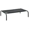vidaXL Elevated Dog Bed Black S Textilene vidaXL Elevated Dog Bed Black S Textilene