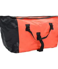 vidaXL Bike Luggage Trailer with Bag Orange and Black