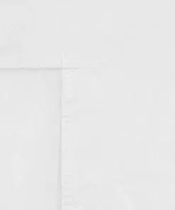 vidaXL Party Tent Doors 2 pcs with Zipper White