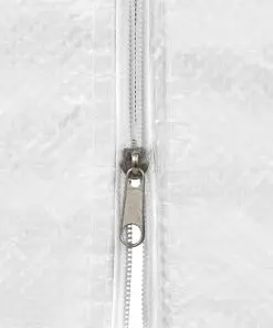 vidaXL Party Tent Doors 2 pcs with Zipper White