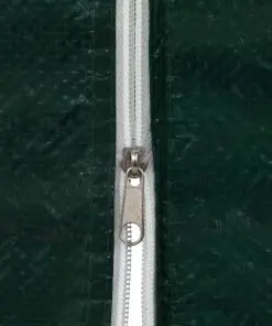 vidaXL Party Tent Doors 2 pcs with Zipper Green