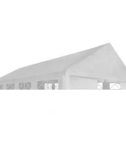 vidaXL Party Tent Roof 4 x 6 m White