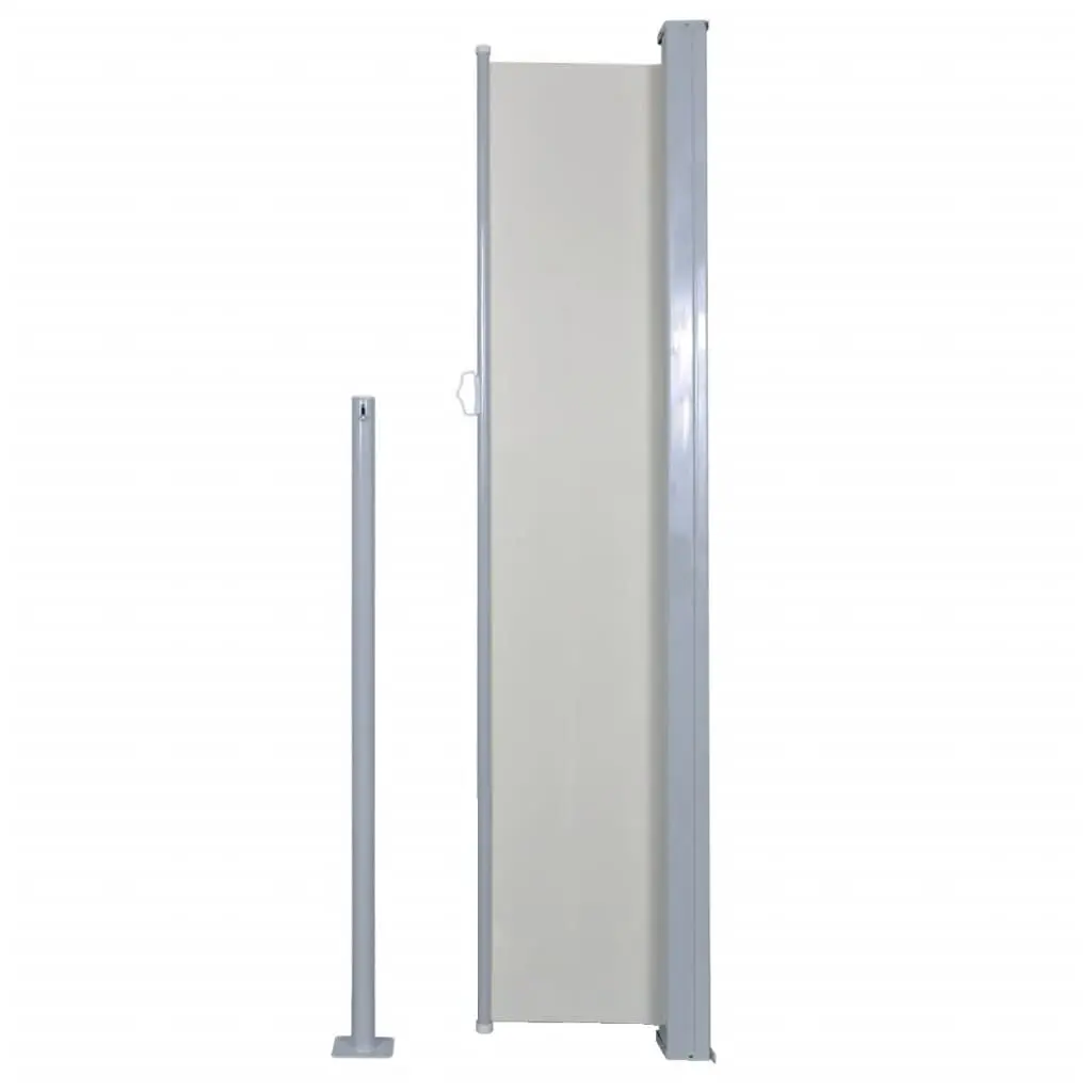 vidaXL Retractable Side Awning 160 x 500 cm Cream