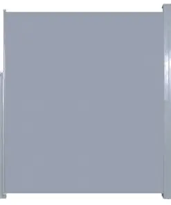 vidaXL Retractable Side Awning 160 x 500 cm Grey
