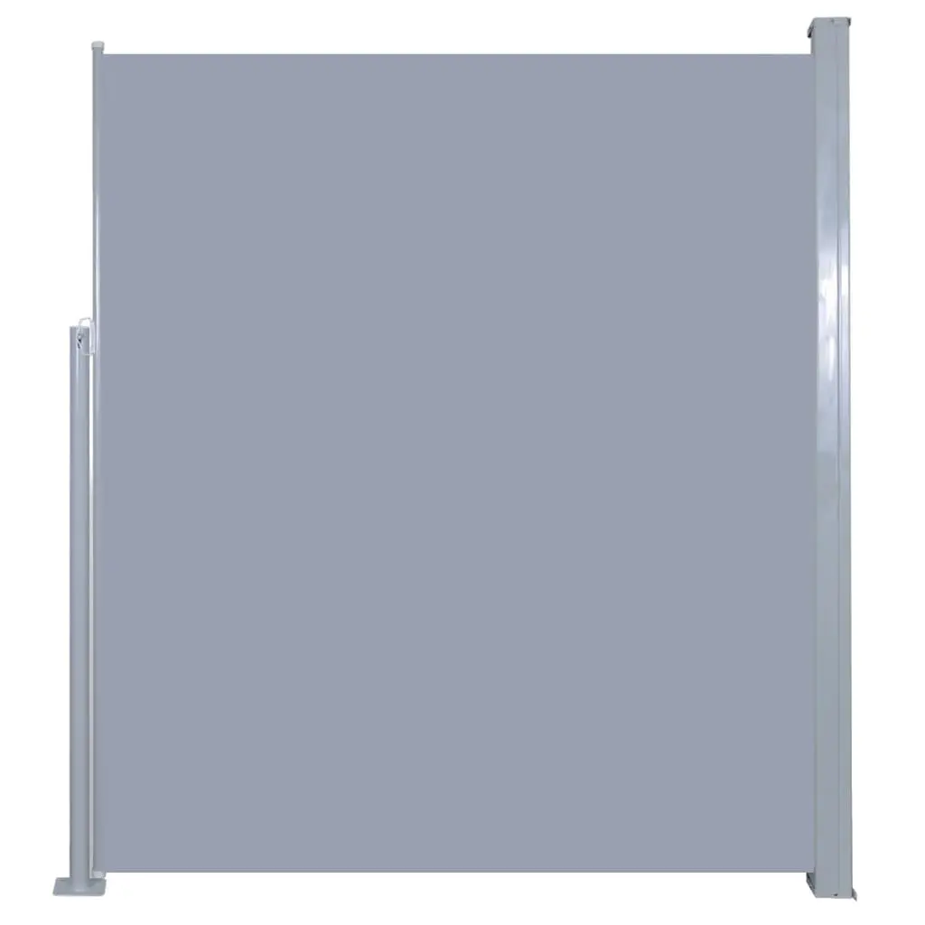 vidaXL Retractable Side Awning 160 x 500 cm Grey