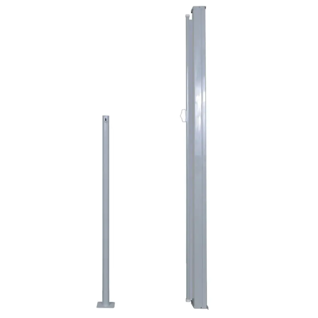vidaXL Retractable Side Awning 160 x 500 cm Grey