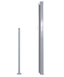 vidaXL Retractable Side Awning 160 x 500 cm Brown
