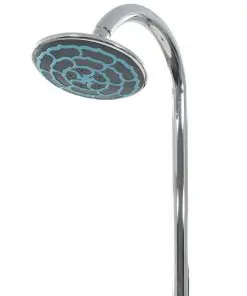 vidaXL Solar Shower Black 214 cm 18 L