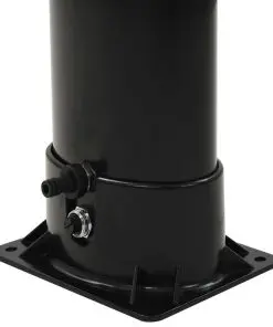 vidaXL Solar Shower Black 214 cm 18 L