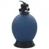 vidaXL Pool Sand Filter with 6 Position Valve Blue 560 mm vidaXL Pool Sand Filter with 6 Position Valve Blue 560 mm